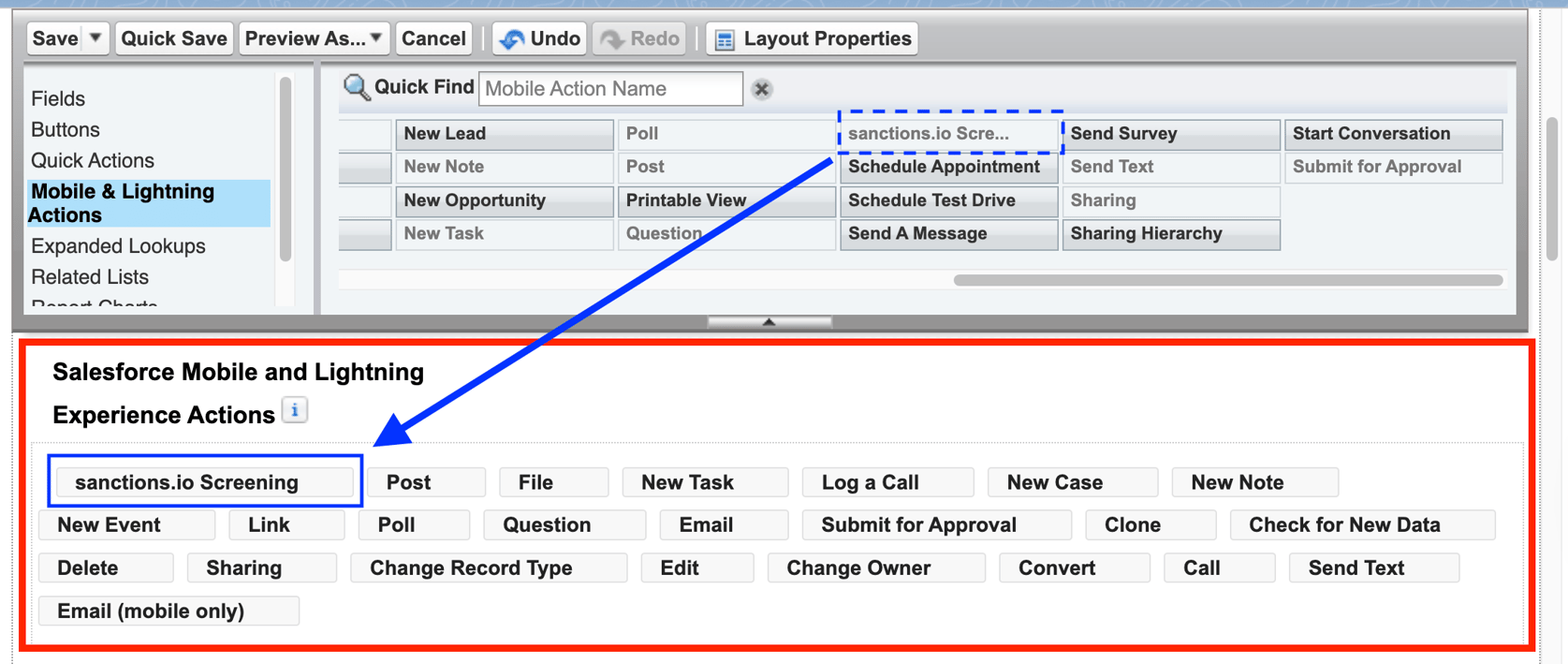 Set Up One-Click Screening Button