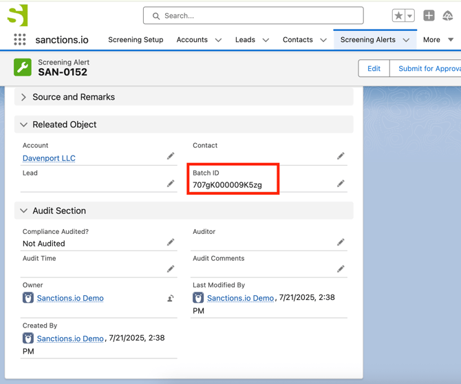 salesforce-batch-screening-screening-alert-batch-id