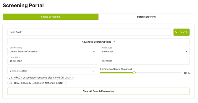 single-screening-advanced-options